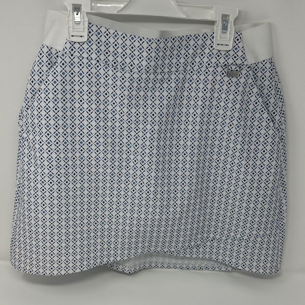 Greg Norman Collection Blue and White Athletic Shorts